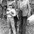 1989. From left: Barbara Kroutilová (daughter), Jiřina Kroutilová, Karel Linha (father). On the farm in Temenice.