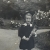 Photo from the first day of school, September 1936 (she is wearing a cap she brought from the Olympic Games in Berlin)