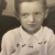 Josef Otisk at the age of five, shortly after the war in 1945