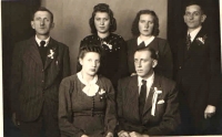 Marie Komůrková's parents' wedding