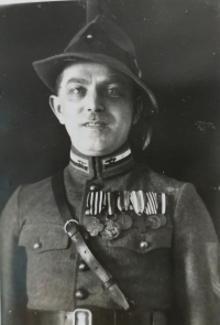 Father Václav Št'astný returned from World War I as an Italian legionary