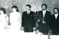 Graduation at the University of Pardubice (1976)