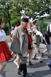 Luděk Kleandr na sokolské slavnosti