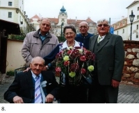 Anastázia Hübner and her brothers; 2018