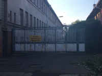 Original factory door, October 2019