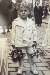 Miroslav Netolický as a little boy