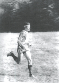 Jiří Sýkora during orienteering