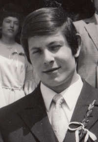 Petr Král, wedding at Kolín Town Hall, Kolín, June 1973