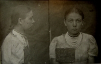 Sixteen-year-old Vasilina Lyakhova later Mesarova from the files of the State Archive of the Transcarpathian Region