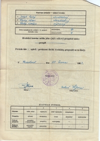 K Pandularis's report card from his home in Chrastava 02