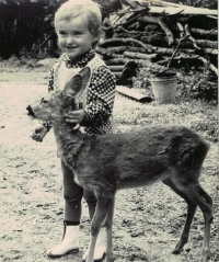 Markéta Trojanová in the summer of 1969 