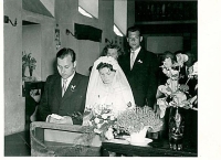 Wedding in 1959