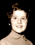 Zuzana Bílková in her childhood