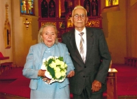 Bohuslav Vrána and his wife - diamond wedding