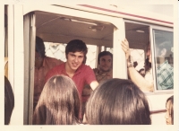 Kamil Brabenec on tour in Japan, 1972