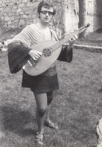 At Rabí Castle, June 1974