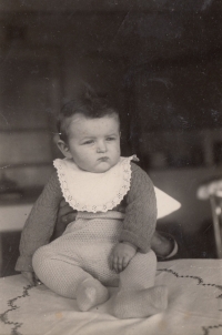 Vladimír Čada as a little boy, when he was less than eight months old