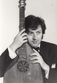 Vladimír Čada in Alfa Theatre, probably 1973