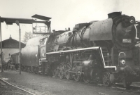 The steam locomotive that Jaroslav Adámek used to drive