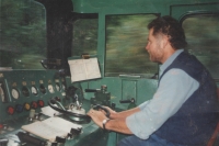 Jaroslav Adámek at work around 1995