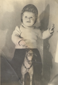 Jaroslav Adámek at about two years of age