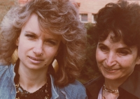 Jiřina Sokolová with daughter Marie