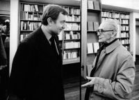 Rostislav Vaněk with his former teacher Karel Svolinský