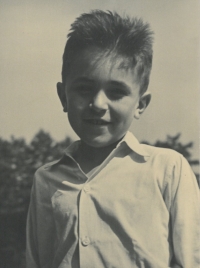 Petr Feldstein in his childhood (1940s-50s)