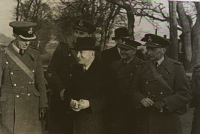 On the right, Gen. Karel Mareš with President Beneš