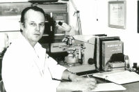 František Dusbábek in 1985 at the Czechoslovak Academy of Sciences in České Budějovice