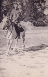 Her father Lubomír Studený, 1939