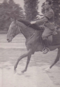 Her father Lubomír Studený, 1939