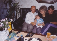 Family of Rudolf Papík (first from left), Trutnov, 1997