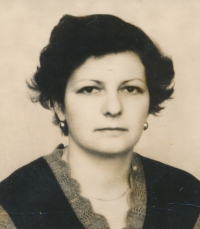 A photograph of the witness from the 1970s. Around the time of her 30s