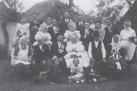 Wedding of František Konečný, grandfather of the witness