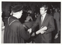 Graduation Karolinum, Charles University, 1965