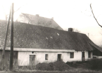 Cottage of Václav Habart's family in Krašovice, 1950s