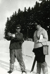 Water Management Research Institute, winter work, 1970