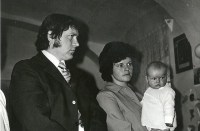 Daughter's baptism, 1974