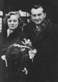 Parents' wedding, 1953