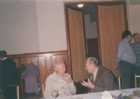 Zbyněk Suk, father of the witness, on the left, in 2004/5