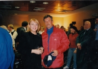 With First Lady Dagmar Havlová, Ivan Medek standing on the right, 1998