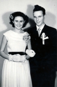 Sixteen-year-old Frantrišek Dusbábek at a dance course