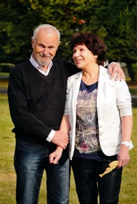 Contemporary photo of František Dusbábek and Jana Dusbábková