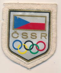 Olympic patch of Věra Hrabáková, Mexico, 1968