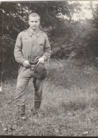 At the time of basic military service, U Sloupů, Vimperk