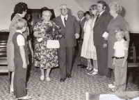 Grandparents Bedřich and Božena Vondras – their 50th wedding anniversary