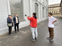 Recording in the premises of the former TOTEX company, team from ZŠ Chrastava and Jan Horáček, 2022