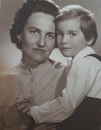 Milena with her mother