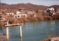 Blatna, destroyed village of Bosnian Serbs, 1997